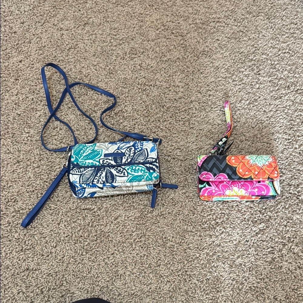 Floral Crossbody and Wallet Set